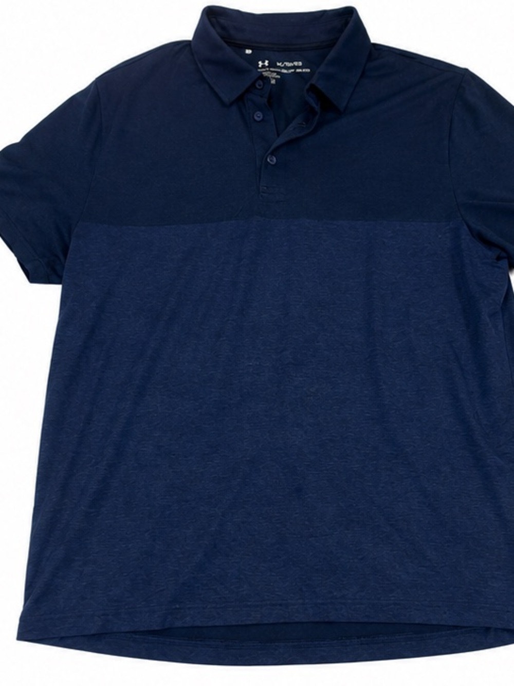 Under Armour Men’s Two-Tone Navy Performance Polo